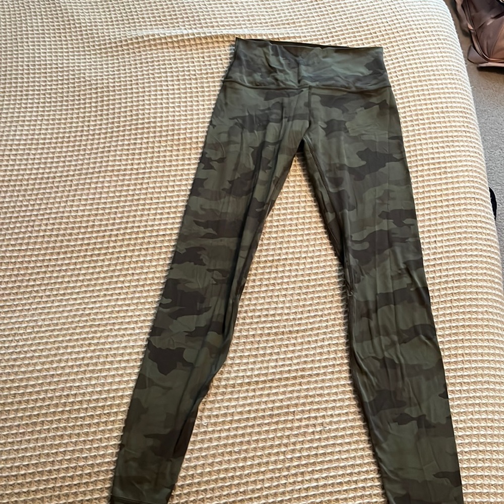 Green Camo LuluLemon Aligns